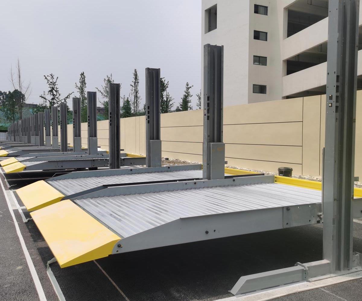 自贡四柱简易升降立体停车库厂家