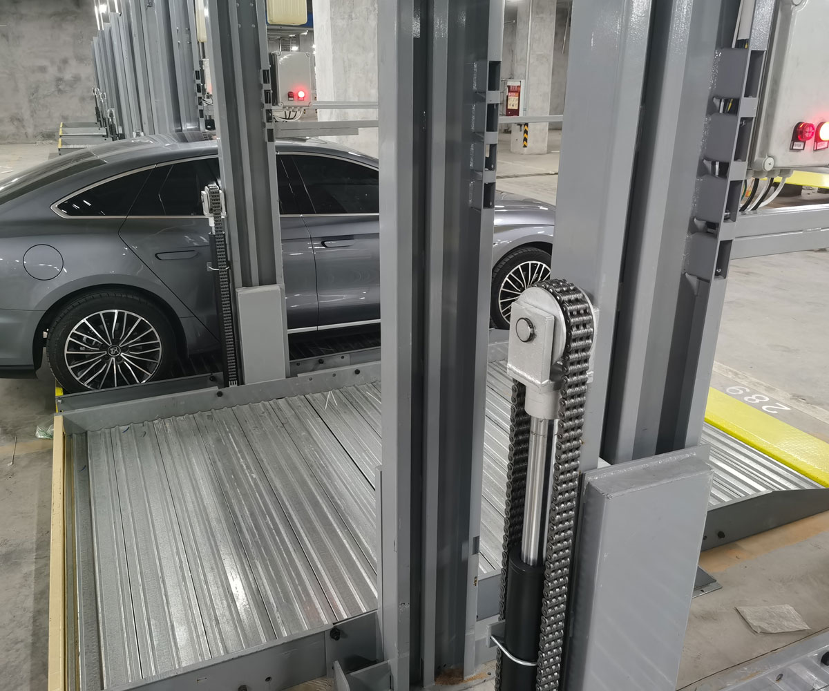 通江2层简易升降类机械式停车位改造