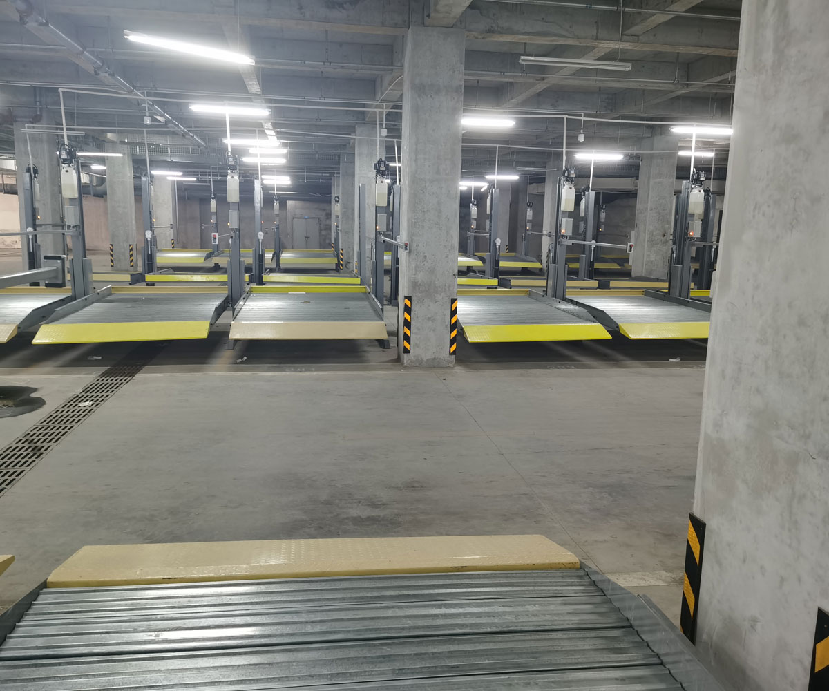 平塘简易升降式机械车位过验收