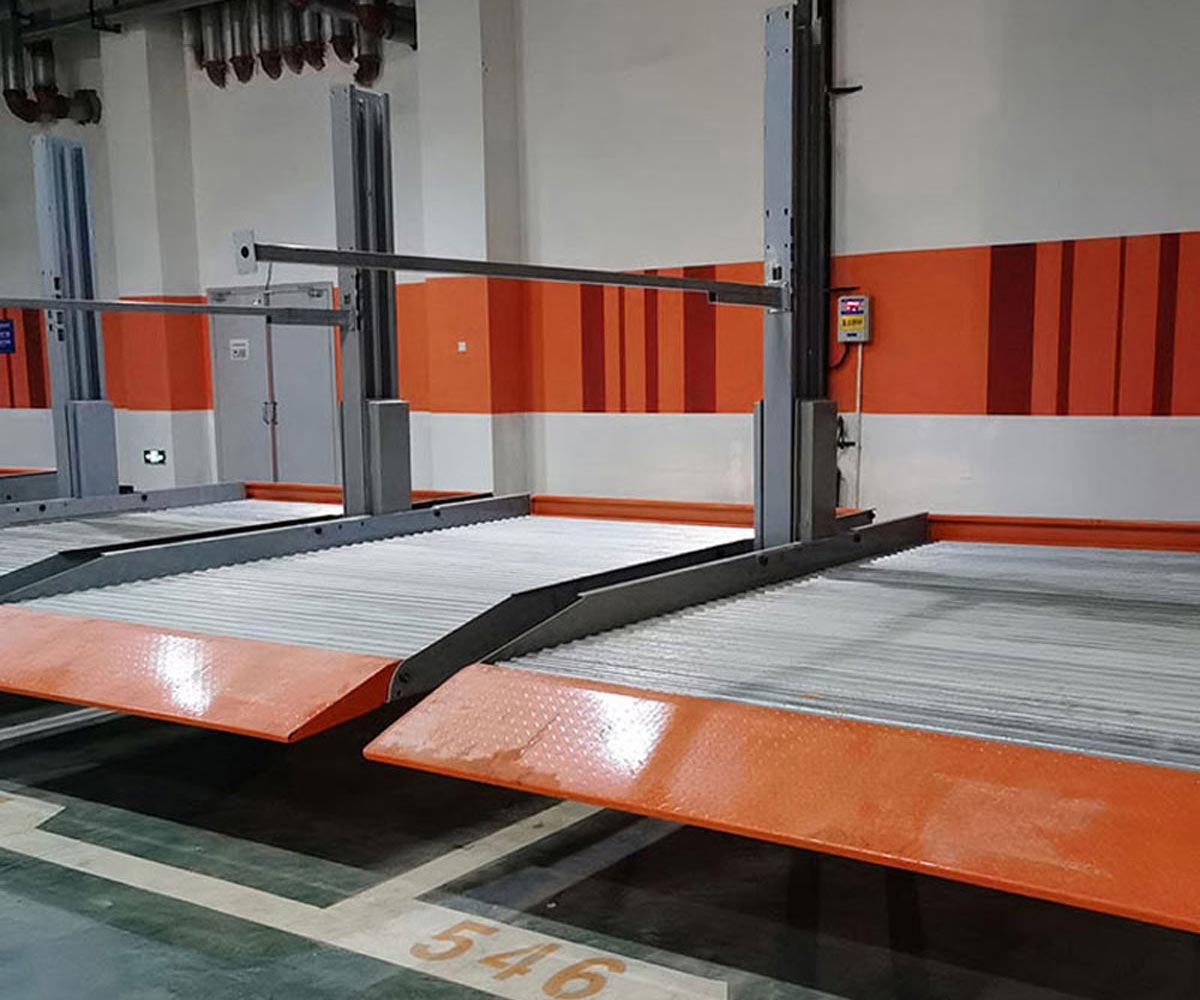 西区双层升降横移式立体停车库长租