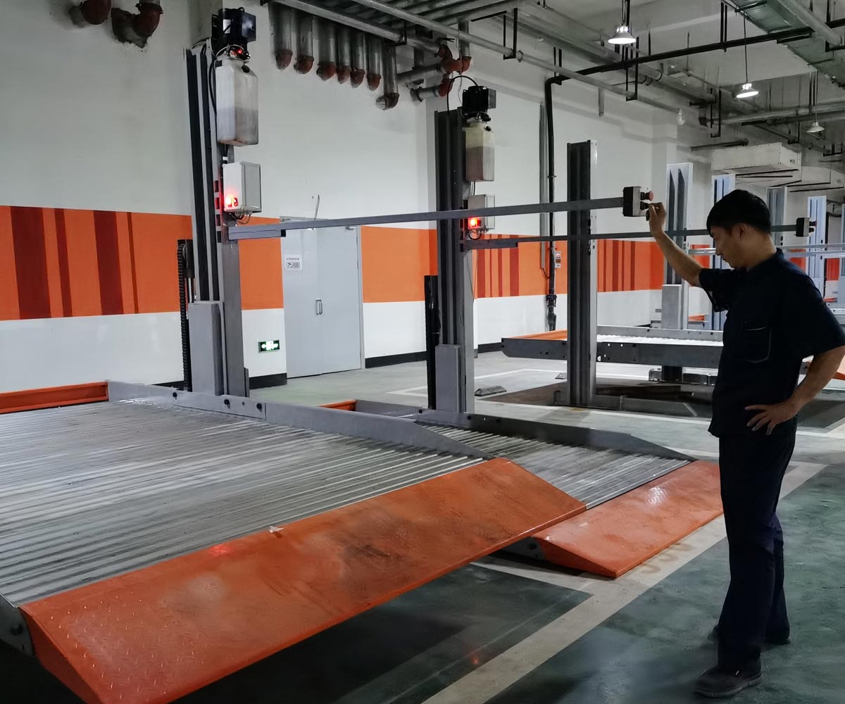 长宁小区2层简易升降机械停车库