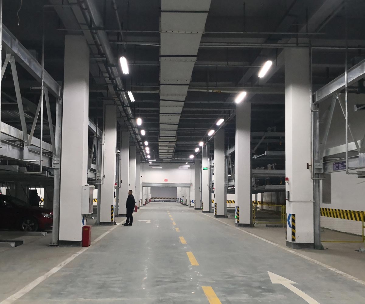 湖北PSH2重列二层升降横移机械式立体车库设备