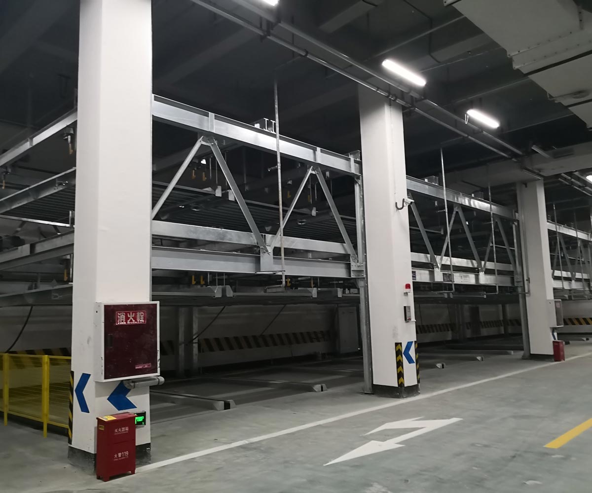 理塘两层升降横移式机械式停车库